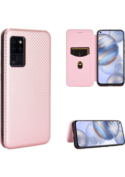 Oukitel C21/C21 Pro Tam Koruma Manyetik Karbon Fiber Için Kılıf (Yurt Dışından)