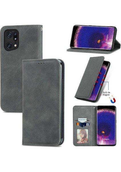 Oppo Bulmak Için Kılıf X5 Deri Kılıf Kordon Fermuar Cüzdan Basit Iş (Yurt Dışından)