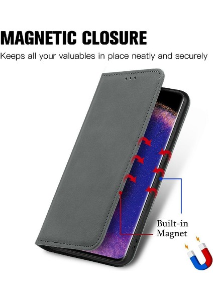 Oppo Bulmak Için Kılıf X5 Deri Kılıf Kordon Fermuar Cüzdan Basit Iş (Yurt Dışından)