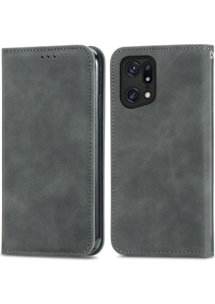 Oppo Bulmak Için Kılıf X5 Deri Kılıf Kordon Fermuar Cüzdan Basit Iş (Yurt Dışından)