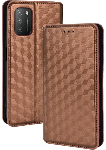 Xiaomi Poco M3 Cüzdan 3D Desen Kart Yuvaları Tutucu Pu Deri Kılıf (Yurt Dışından) modelleri
