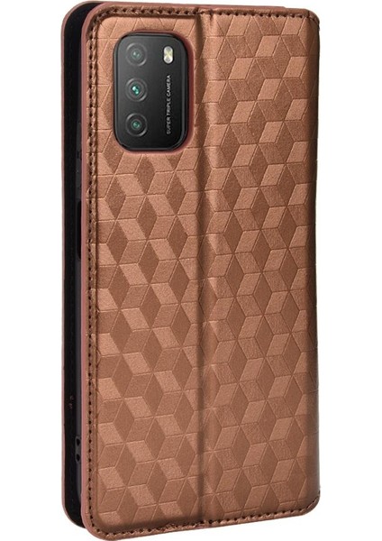 Xiaomi Poco M3 Cüzdan 3D Desen Kart Yuvaları Tutucu Pu Deri Kılıf (Yurt Dışından) indirimleri