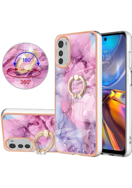 Motorola Moto Motorola 4g Tampon Mermer Darbeye Tpu Silikon 360 &deg; Için Kılıf (Yurt Dışından)