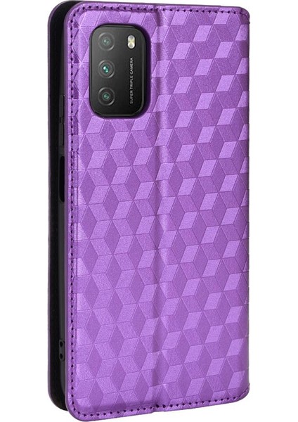 Xiaomi Poco M3 Cüzdan 3D Desen Kart Yuvaları Tutucu Pu Deri Kılıf (Yurt Dışından) fırsatları
