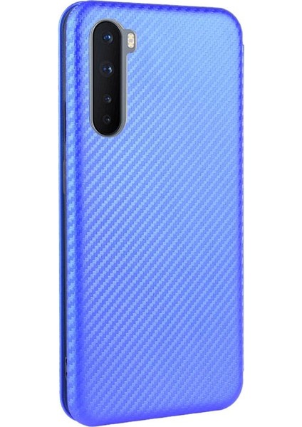 Kart Tutucu Kickstand Kart Ekleme Deri ile Oneplus Nord Için Kılıf (Yurt Dışından) modelleri