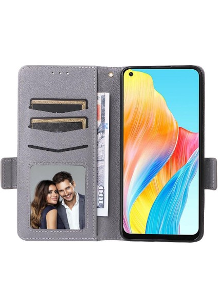 Oppo A78 4g Kart Yuvaları Için Kılıf Tutucu Pu Deri Cüzdan Yan Toka (Yurt Dışından) fırsatları