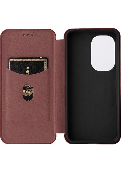 Asus Zenfone 9 Için Kılıf Deri Folio Flip Case Manyetik Karbon Fiber (Yurt Dışından) indirimleri