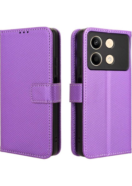 Xiaomi Poco X6 Neo 5g Manyetik Cüzdan Kapak Kickstand Kart Tutucu (Yurt Dışından)
