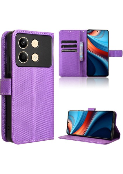 Xiaomi Poco X6 Neo 5g Manyetik Cüzdan Kapak Kickstand Kart Tutucu (Yurt Dışından)