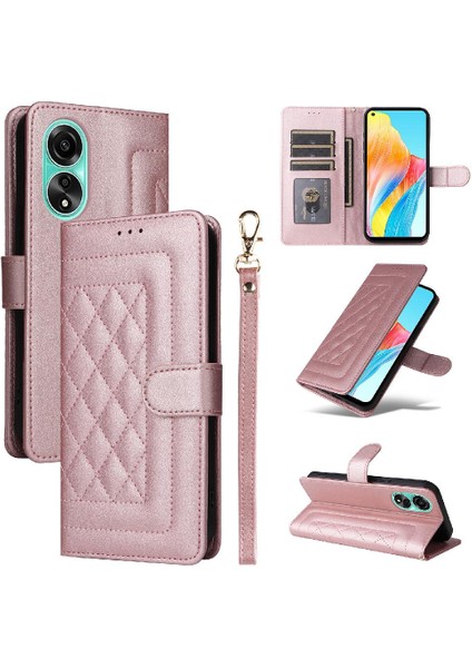 Oppo A78 4g Flip Kapak Için Flip Case Basit Iş Darbeye Deri (Yurt Dışından) fiyatları