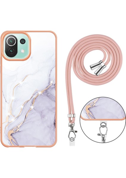 Xiaomi 11 Lite Için Crossbody Kordon Askısı Tampon Anti-Scratch Yumuşak (Yurt Dışından)