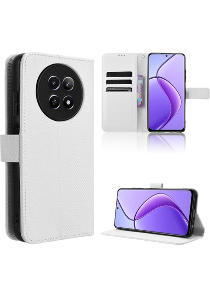 Realme 12 5g Kart Tutucu Manyetik Cüzdan Kickstand Kapak Için Kılıf (Yurt Dışından)