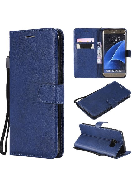 Kart Yuvası Iş Cüzdan Telefon ile Samsung Galaxy S7 Kenar Için Flip Case (Yurt Dışından)