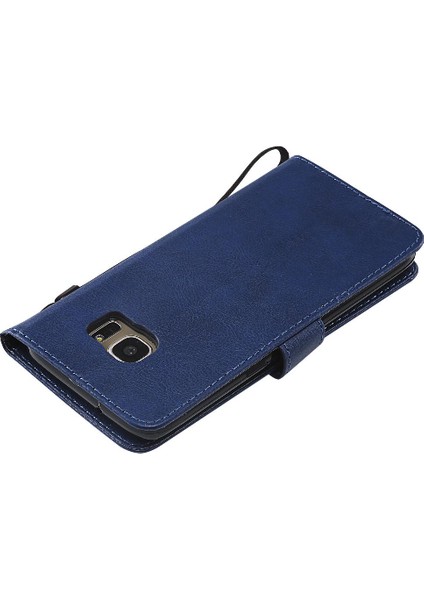 Kart Yuvası Iş Cüzdan Telefon ile Samsung Galaxy S7 Kenar Için Flip Case (Yurt Dışından)