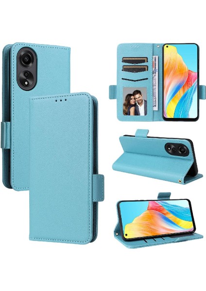 Oppo A78 4g Kart Yuvaları Için Kılıf Tutucu Pu Deri Cüzdan Yan Toka (Yurt Dışından) indirimleri