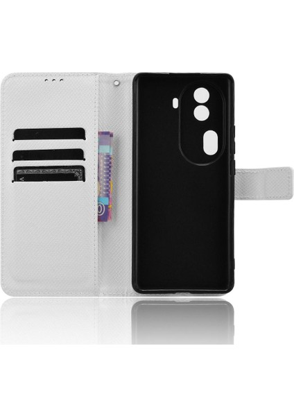 Bdt Shop Oppo Oppo 11 Pro 5g Için Kılıf Kapak Kart Tutucu Manyetik Cüzdan Kickstand (Yurt Dışından)