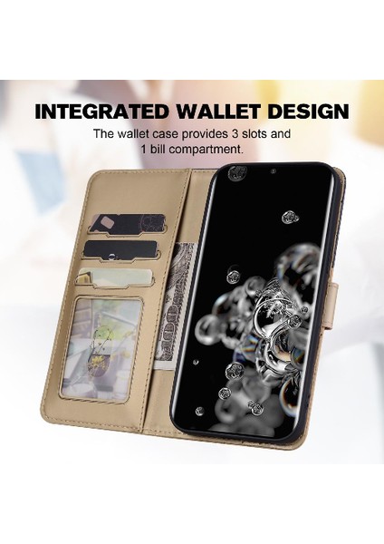 Samsung Galaxy S20 Ultra Darbeye Deri Kılıf Basit Iş Için Kılıf (Yurt Dışından) modelleri
