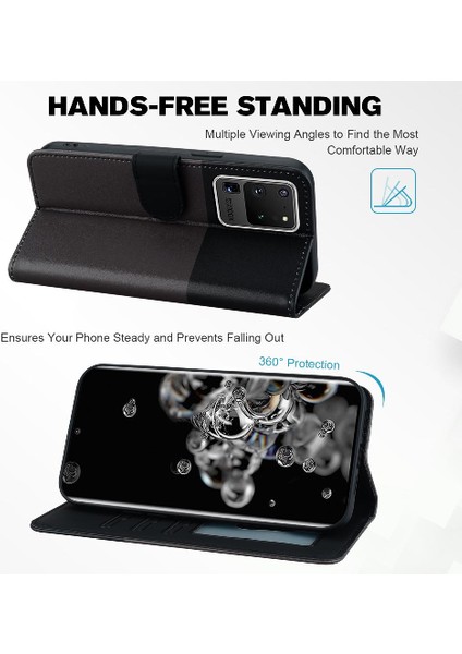 Samsung Galaxy S20 Ultra Darbeye Deri Kılıf Basit Iş Için Kılıf (Yurt Dışından) fırsatları