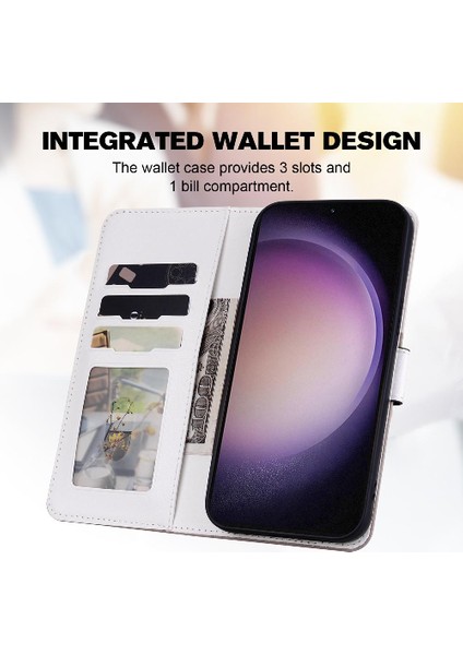 Samsung Galaxy S23 Artı Basit Iş Cüzdan Kapak Kılıfı (Yurt Dışından)