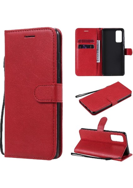 Samsung Galaxy S20 Fe Yüksek Kaliteli Deri Iş Cüzdan Için Flip Case (Yurt Dışından)