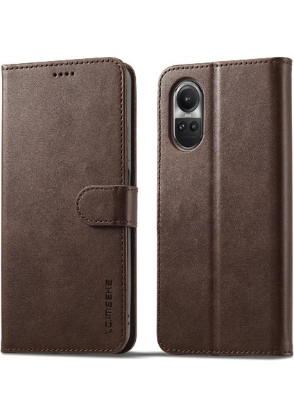Oppo Oppo 10 Pro 5g Için Buzağı Doku Yatay Çevir Deri Kılıf (Yurt Dışından) modelleri