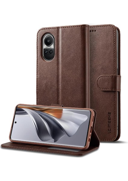Oppo Oppo 10 Pro 5g Için Buzağı Doku Yatay Çevir Deri Kılıf (Yurt Dışından) fırsatları