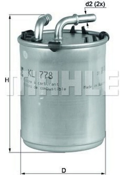 Yakit Filtresi Polo 1.2 Tdi 09 A1 2.0 Tdi 11 Ibiza V 1.2tdi-2.0tdi 10 Fabia 1.2 Tdi 10 18051