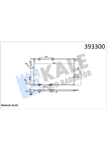 Klima Radyatörü Kurutuculu [ Opel Astra(G), Zafira 1.2 16V/1.4 16V/1.6 16V/1.8 16V/2.0 16V (F75_) 580X378X16MM ] 18051