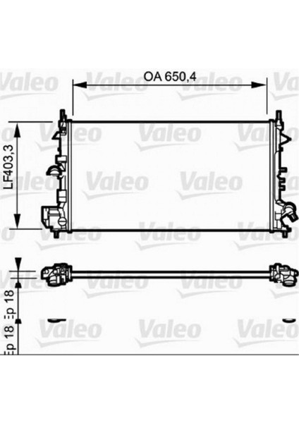 Radyatör Opel Vectra C 1.6 18051