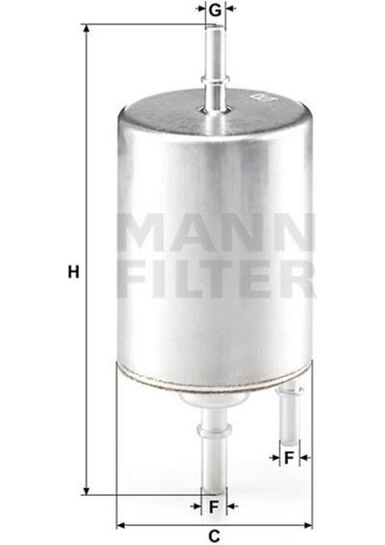 Yakit Filtresi Audi A6 (4f/c6) 5.2 Fsi V10 435HP 06/06-09/11 18051