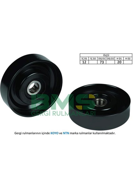 Alternatör Gergi Rulmani Accent 1.3-1.5 95-99 18051