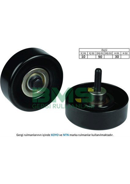 Alternatör Gergi Rulmani Fiesta 1.8di 00- -Focus 1.8tdci-1.8di-1.8tddi 98-04 -Tourneo Connect 1.8d 18051