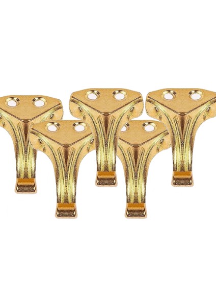 Metal Aysak Epoksi Tepsi Tesbih Kutusu ve Aksesuar Ürünleri Için Mini Ayak 100 Lü 2,5 cm Gold