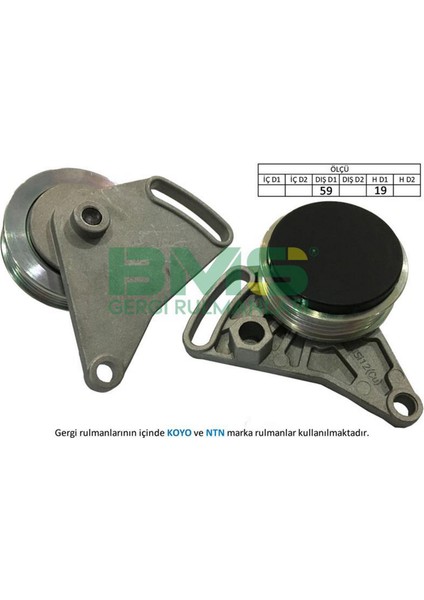 Alternatör Gergi Kasnaği Rulmanli Kütüklü Passat 96-05 -A4 95-04 -A6 97-05 1.8-1.8t-1.9tdi 18051