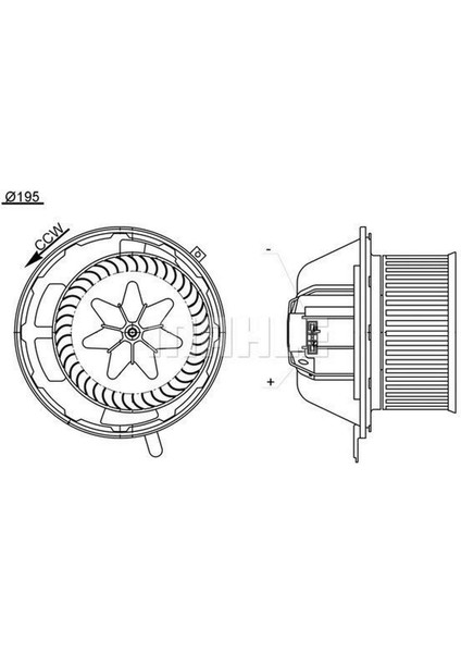 Kalorifer Motoru Bmw E81 E87 E90 E93 E84 F25 F26 18051