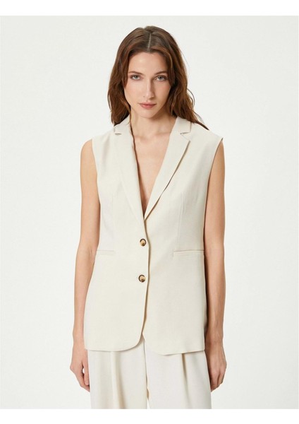 4Sak20005Uw 080 Taş Kadın Blazer Yelek modelleri