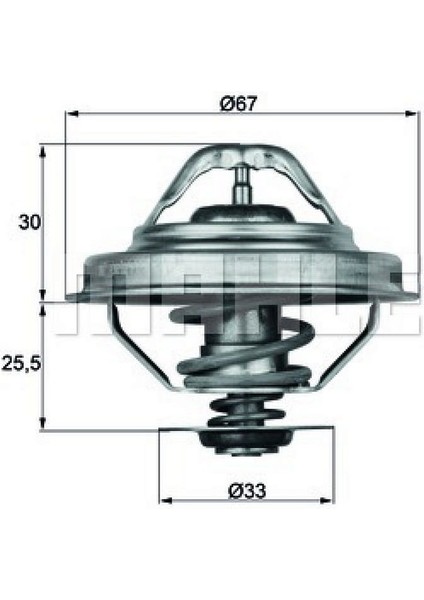 Termostat Bmw M52 92 Lik 316İ 98-00 E46 316İ 318İ 98-05 E46 316Cİ 318Cİ E36 Z3 1.9 98-03 18051