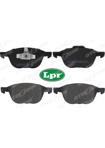 Ön Balata Focus 04 07 14 Cmax 1.6 Tdci 03 07 11 Volvo S40 04 V50 04 C30 V70 Mazda 3 5 18051