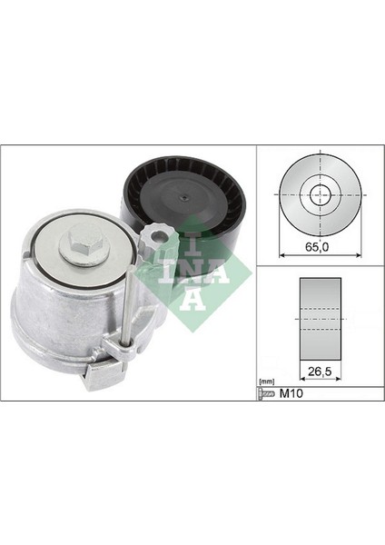 Alternatör Gergi Rulmani Kütüklü Astra K-Meriva-Insignia-Zafira 1.6 16V B16DTR-DTC-DTE-A16DTH-D16D 18051