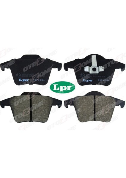 Arka Balata Volvo XC90 2.5t 02 D5 02 T6 02 D5 V8 05 D5 09 3.2 06 D5 09 GDB1566 18051