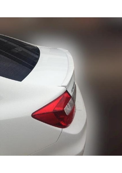 Honda Civic Uyumlu 2012-2016 Pianoblack Ince Anatomik Spoiler