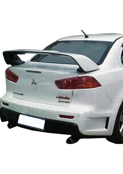 Mitsubishi Lancer 2008-2013 Evo x Spoiler Yüksek Plastik Boyalı