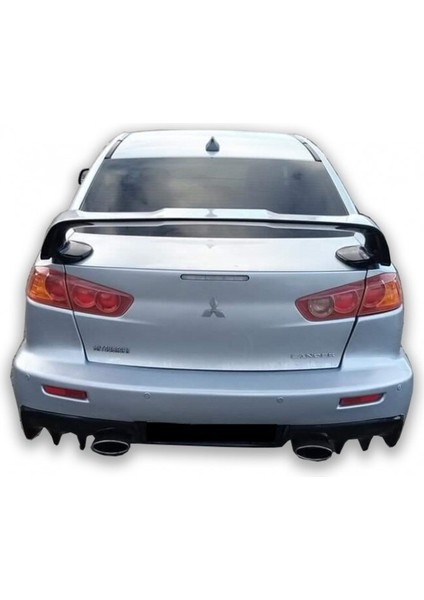 Mitsubishi Lancer 2008-2013 Evo x Spoiler Yüksek Plastik Boyalı modelleri