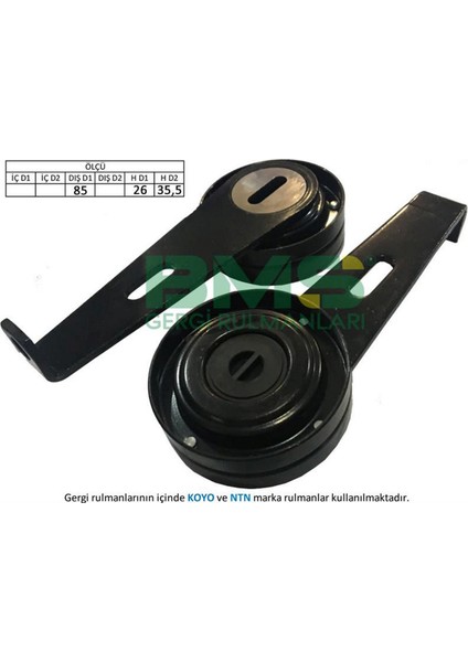 Alternatör Gergi Rulmani BOXER-DUCATO-PARTNER-P306-405-406-EXPERT-BERLINGO-JUMPER-JUMPY 1.9d-1.9td 18051