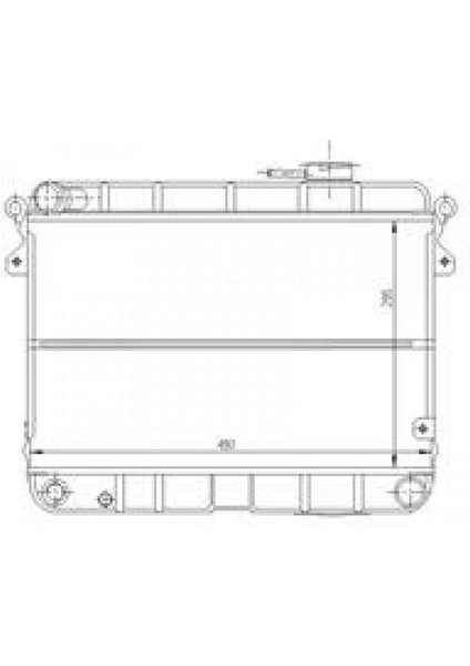 Radyatör M131 Em-Ym 470X292X34 2 Sira Al Pl Sistem 18051