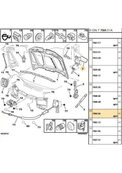 Kaput Mandalı 106 Saxo (795050)