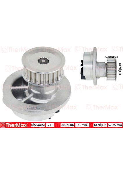 Devirdaim Astra F-Vectra B-Corsa B-Tigra 94-00 Zafira A 1.6 16V X16XEL PA541 T 1334046 18051