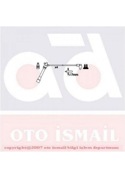 Buji Kablo Tk. Albea 1.2i 16V 05 18051