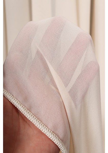 Ipek Krep-Altın Düz Tül Perde (1/2,5 Normal Pile) indirimleri