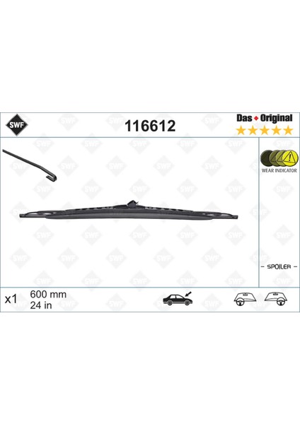 Silgi Swf (X1) Spoilerli (Mercedes C-CLASS(W203) (St), Opel Omega B (St) (600SP) 19051